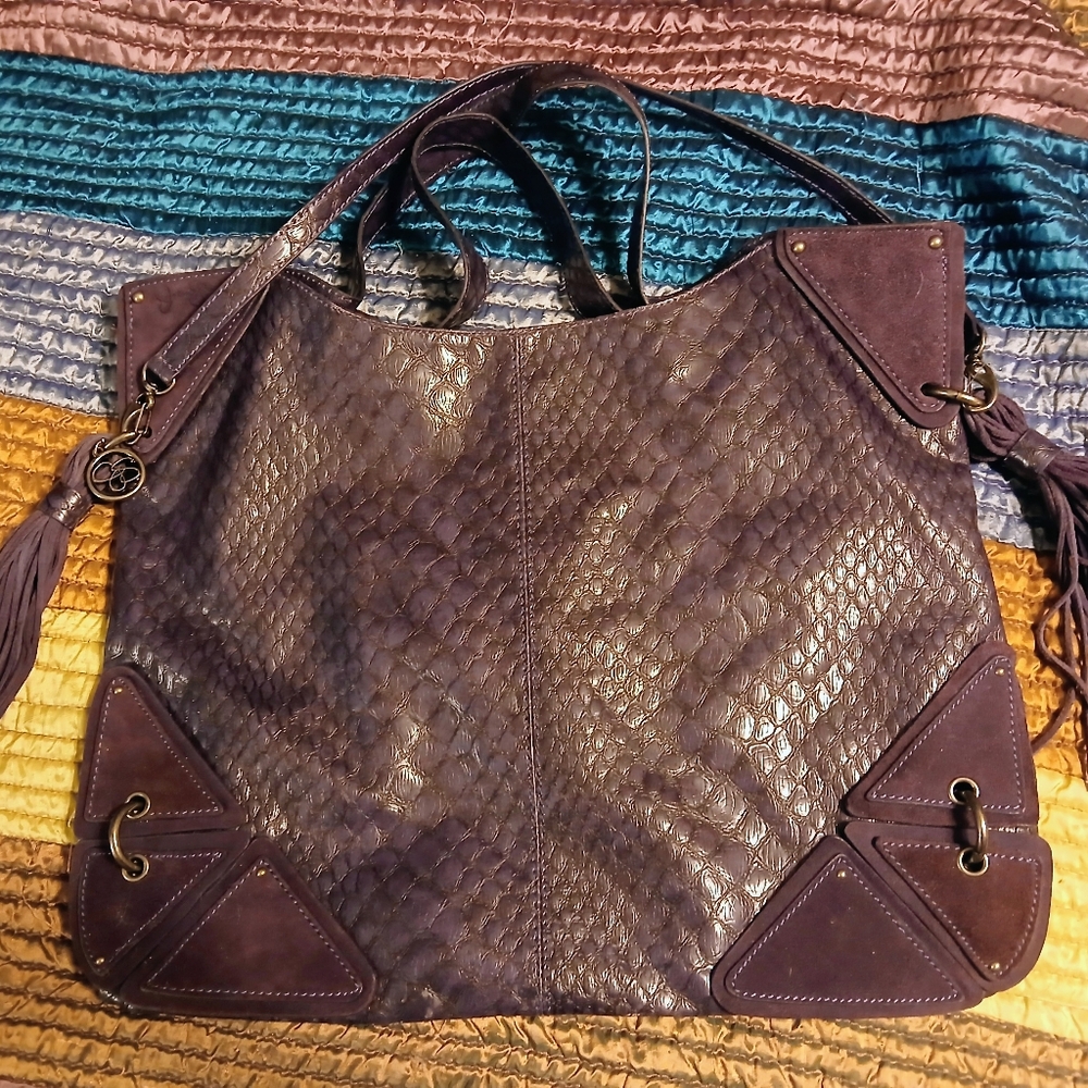 Like New Jessica Simpson Purple Purse